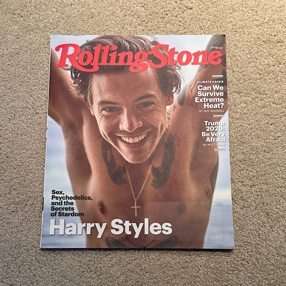 HARRY STYLES Rolling Stone September 2019 Magazine